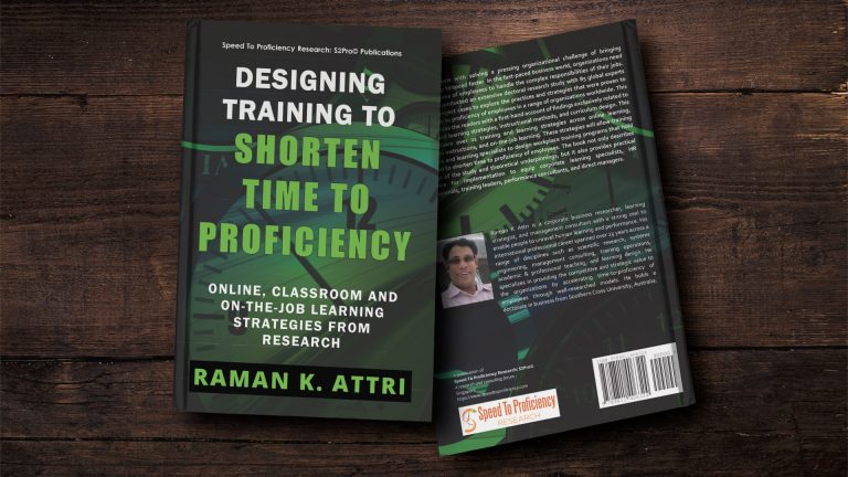 Designing Training to Shorten Time to Proficiency  book by Dr Raman K Attri (paperback)